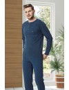 Kly 5 Li Uzun & Şortlu Pijama Robdöşambır Damat Çeyiz Seti