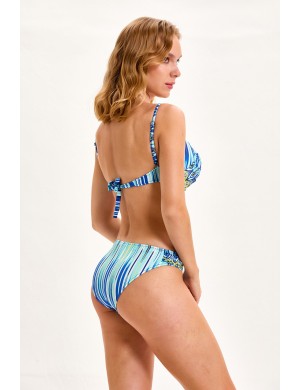 Argento Drapeli Kaplı Bikini Takımı 1290-2078 