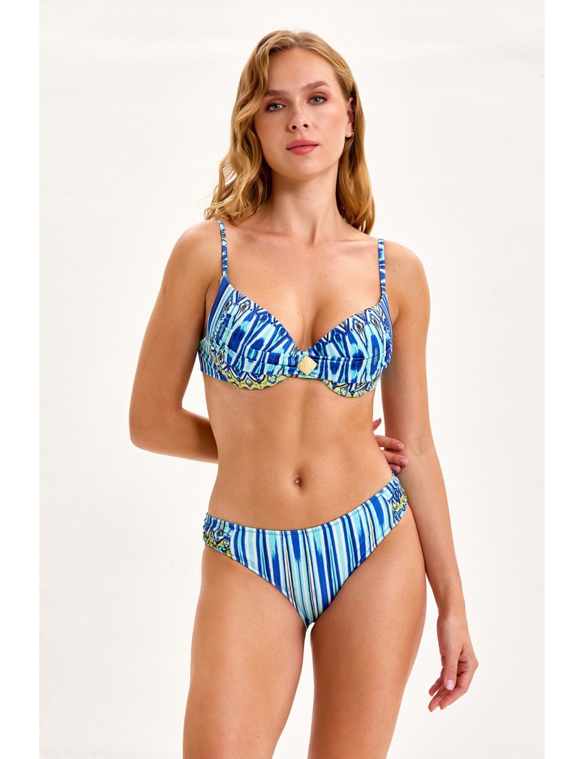 Argento Drapeli Kaplı Bikini Takımı 1290-2078 Argento Drapeli Kaplı Bikini Takımı 1290-2078