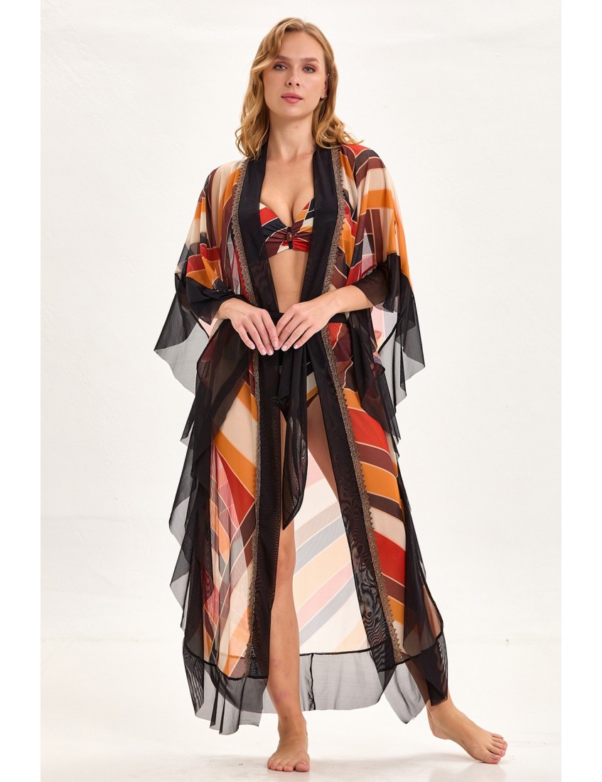Argento Kuşaklı Kaftan 2153-2064 