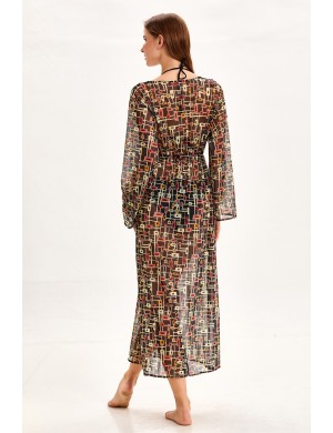 Argento Önü Açık Uzun Kaftan 2106-2062 