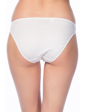 Kadın Beyaz Basic 2'li Bikini Külot 41BK10101BEYA
