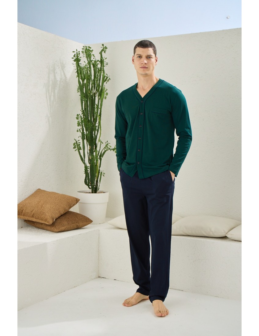Kly %100 Pamuk Battal Pijama Takımı 9134 