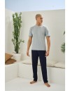 Kly Triko Ceketli 4lü Erkek Pijama Çeyiz Seti 5051 