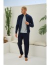 Kly Triko Ceketli 4lü Erkek Pijama Çeyiz Seti 5051 