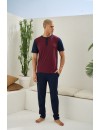 Kly Battal Midi Yaka Pijama Takımı 2205 
