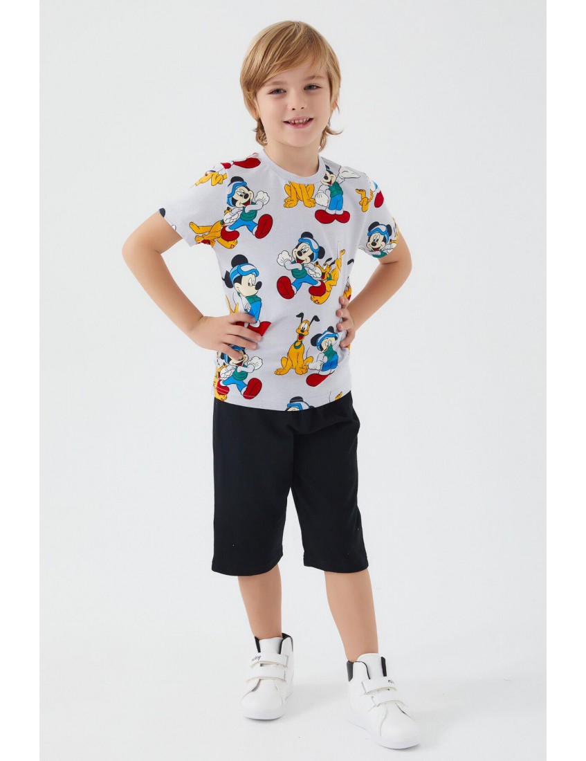 Mickey Mouse Erkek Çocuk Kapri Takım D4794-3 