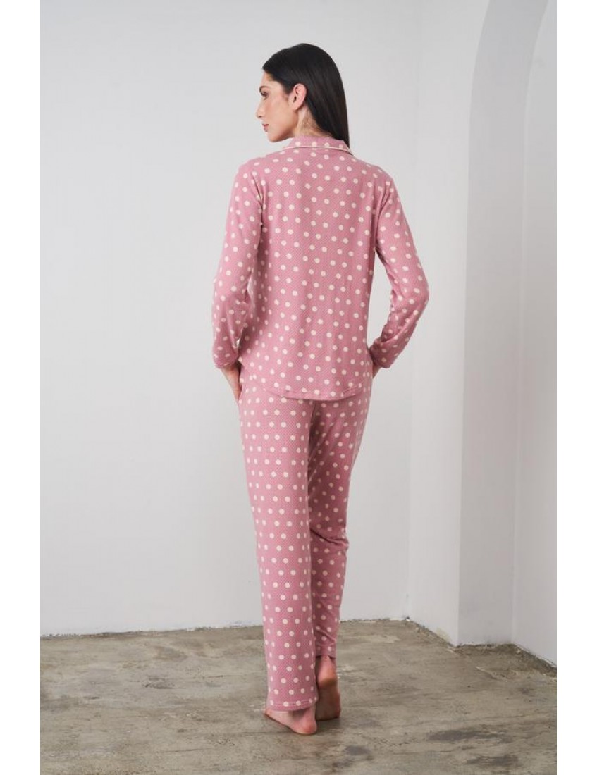 Pjs Kadın Düğmeli Pijama Takım 24501 