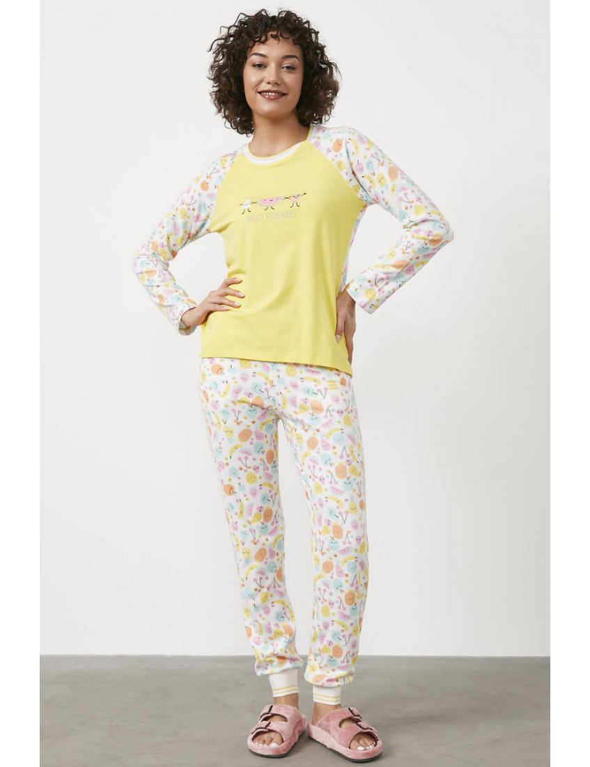 Sementa Desenli Termal Pijama Takımı 76130 