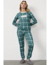 Sementa Ekose Desen Termal Pijama Takımı 76132 