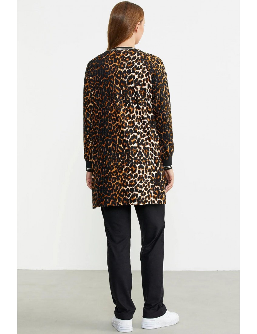 Sementa Leopar Desenli Cep Detaylı Tunik Takım 76394 