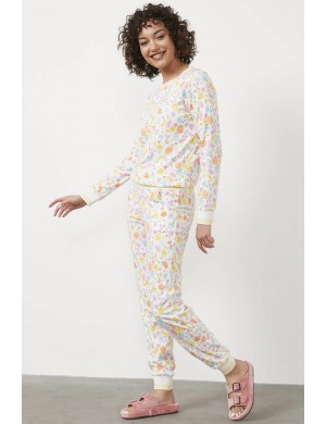 Sementa Meyve Desenli Termal Pijama Takımı 76128 