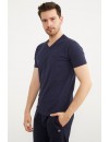 Sementa V Yaka Basic Triko T-Sihirt 82774 