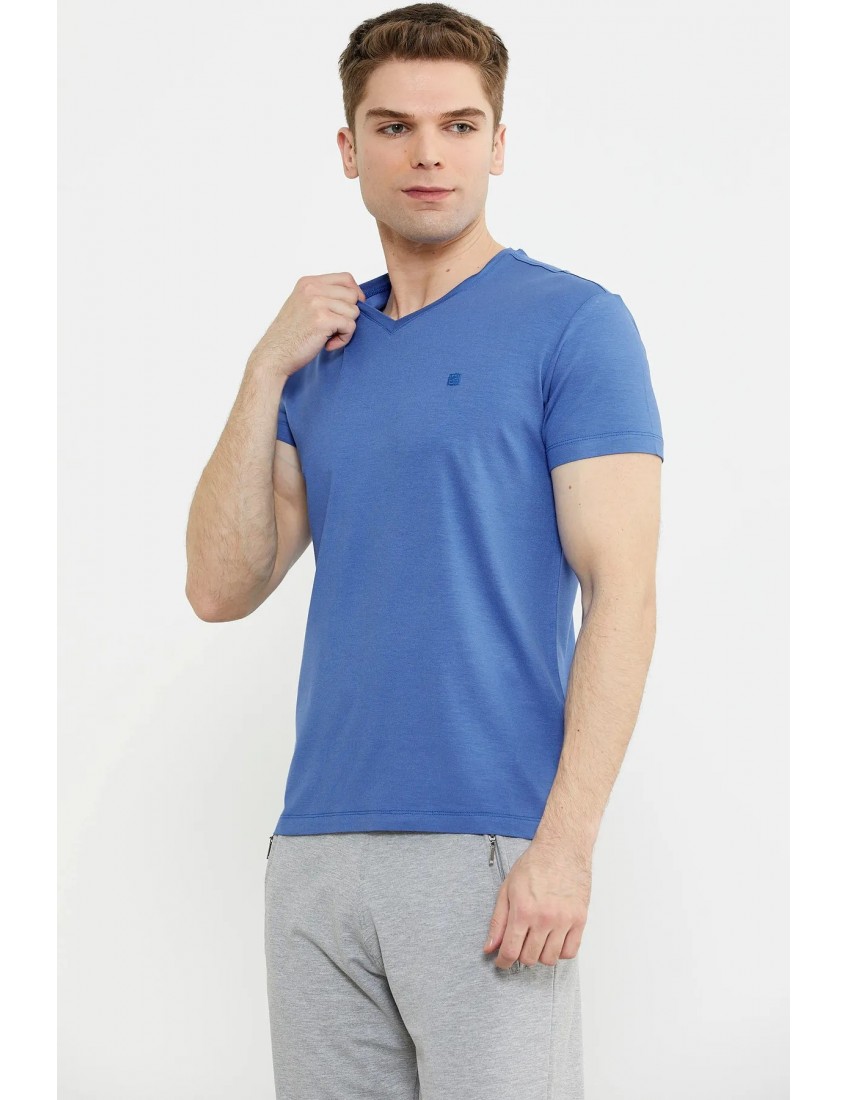 Sementa V Yaka Basic Triko T-Sihirt 82774 