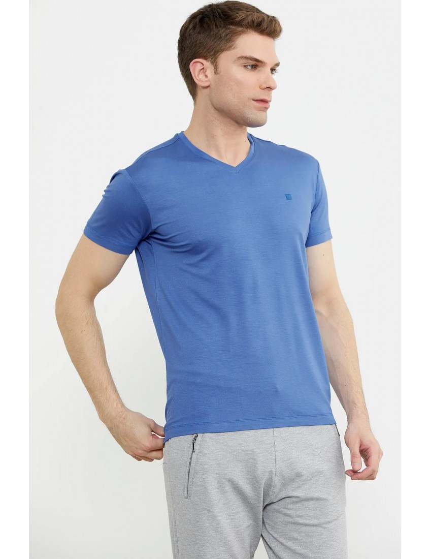Sementa V Yaka Basic Triko T-Sihirt 82774 