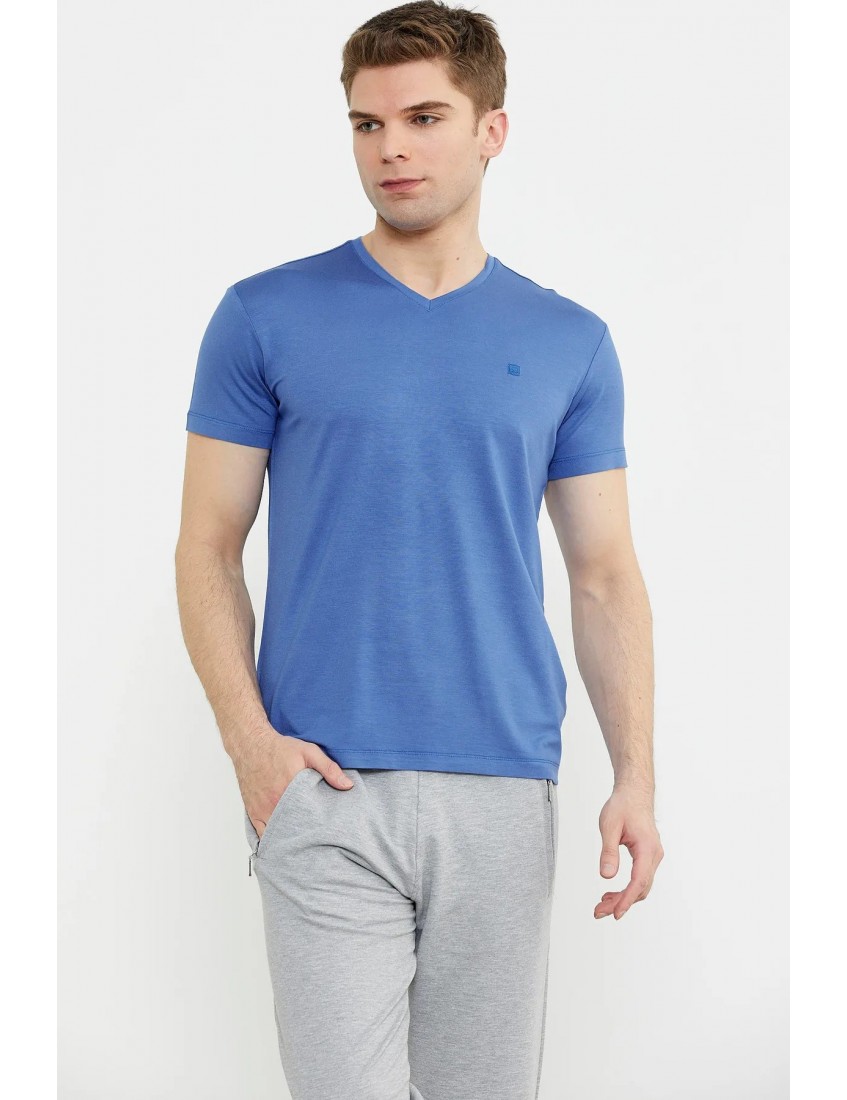 Sementa V Yaka Basic Triko T-Sihirt 82774 