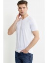 Sementa V Yaka Basic Triko T-Sihirt 82774 