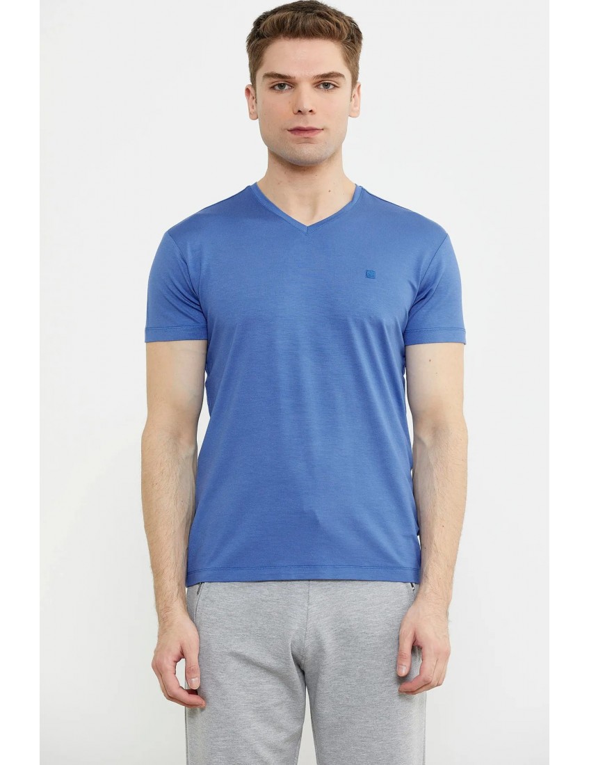 Sementa V Yaka Basic Triko T-Sihirt 82774 
