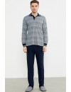 Sementa Yumuşak Dokulu Polo Yaka Pijama Takım 84420 