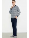 Sementa Yumuşak Dokulu Polo Yaka Pijama Takım 84420 