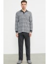 Sementa Yumuşak Dokulu Polo Yaka Pijama Takım 84420 