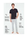 U.S. Polo Assn Patlı  Pijama Takımı 18697 