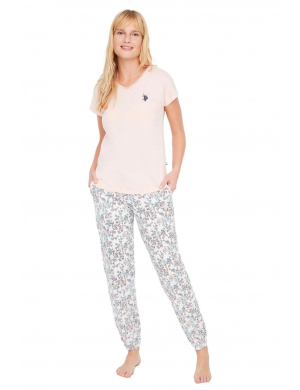 U.S. Polo Assn V Yaka Pijama Takımı 16920 