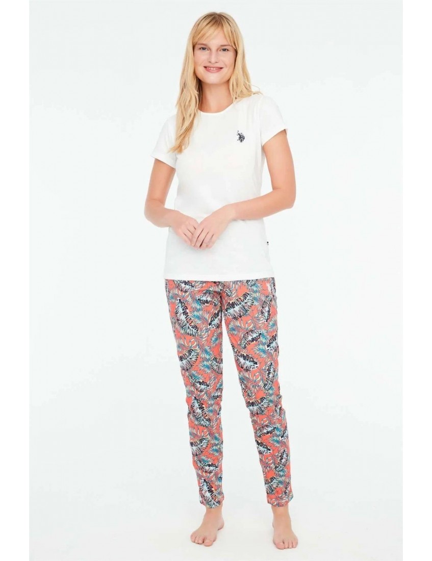 U.S. Polo Assn Yuvarlak Yaka Pijama Takımı 16913 