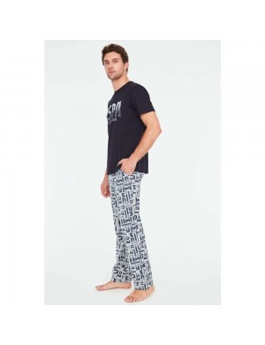 U.S. Polo Assn Yuvarlak Yaka Pijama Takımı 18696 